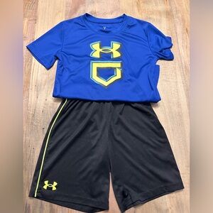 Under Armour Shirt and Shorts size 7
